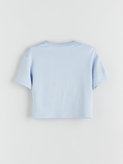 Bisiklet Yaka K?z ?ocuk Ti??rt