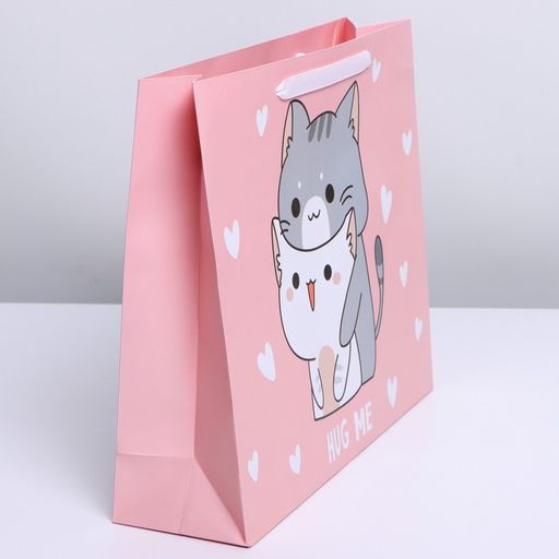 Пакет ламинированный Киса, M 30 26 9 см - Дарите счастье фото 6