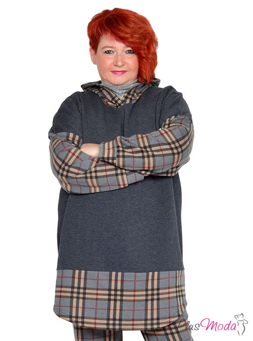 Жакет-парка Модель №1908 размеры 44-84 - Plusmoda фото 24