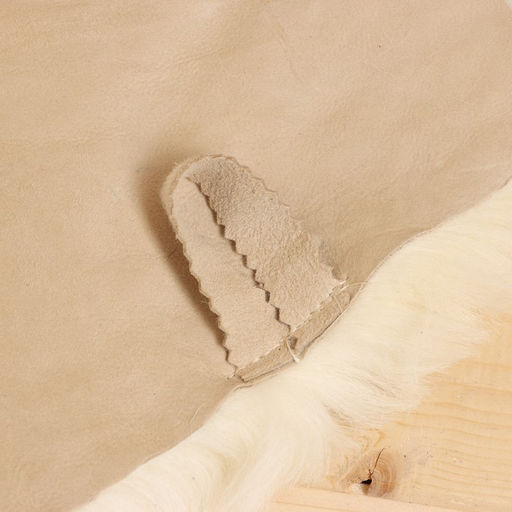 Коврик для бани с овчиной, бежевый 40х30 см - Simaland фото 2