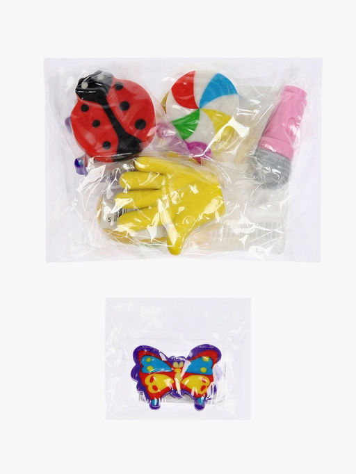 Набор фигурных ластиков, 7 штук, МИКС