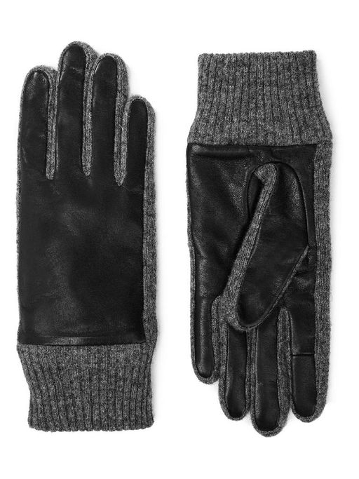 Перчатки женские ш+каш. TOUCH IS01550 black/grey - Labbra фото 2