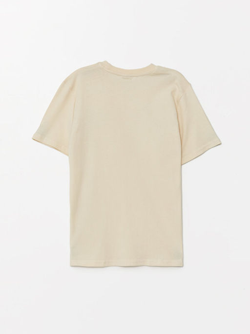 Bisiklet Yaka Bask?l? K?sa Kollu Erkek ?ocuk Ti??rt - Waikiki фото 2