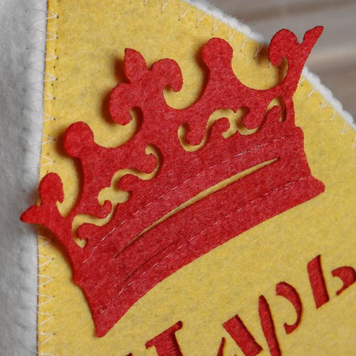 Шапка для бани Царь, просто царь с аппликацией - Simaland фото 7