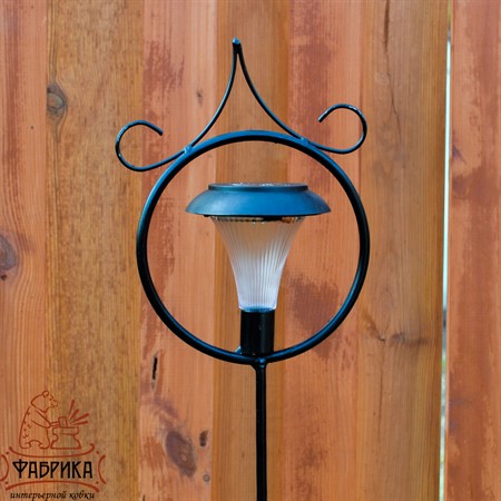 Шпалера для сада 57-416 с фонарем - Фабрика интерьерной ковки фото 4