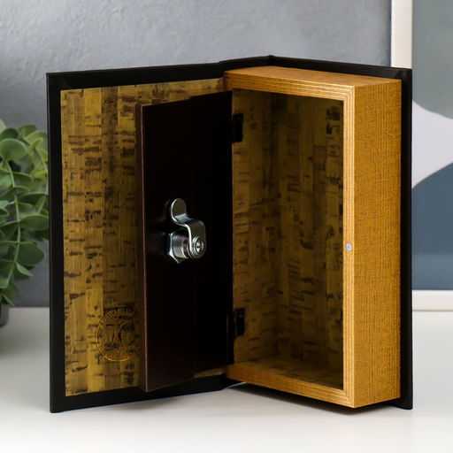 Шкатулка книга-сейф «Россия - великая страна», дерево, искусственная кожа, 21×13×5 см