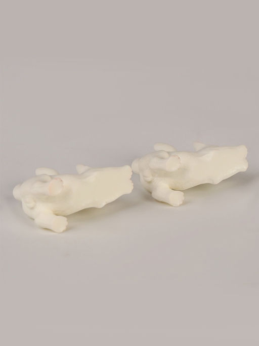 Миниатюра кукольная «Игривый котик», набор 2 шт., размер 1 шт. — 2 × 3,5 × 3 см