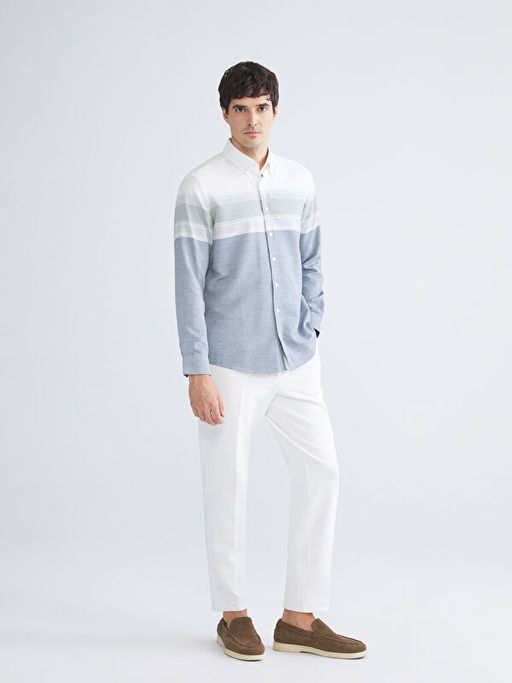 Regular Fit Uzun Kollu Arm?rl? Erkek G?mlek