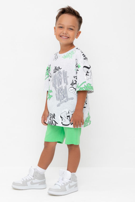 КР 400803/зеленая мята к562 шорты для мал