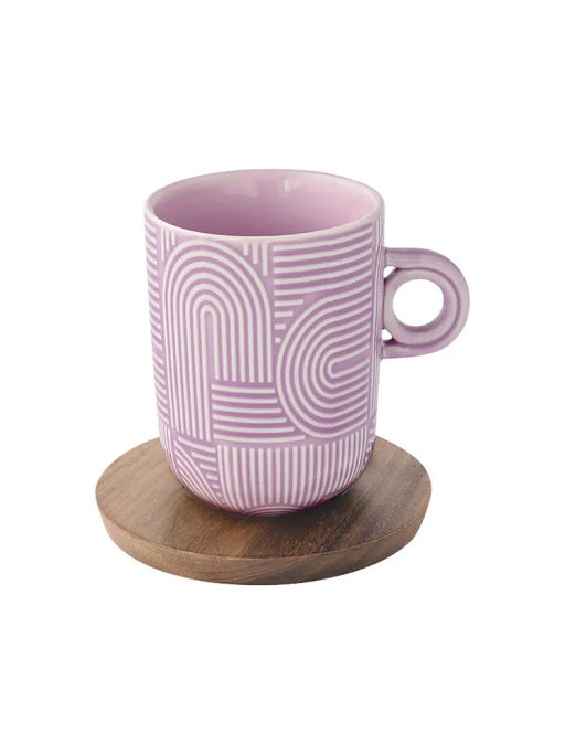 Набор кружек Радуга, сиреневая, зелёная, 0,35 л, 2 шт - Easy life фото 7