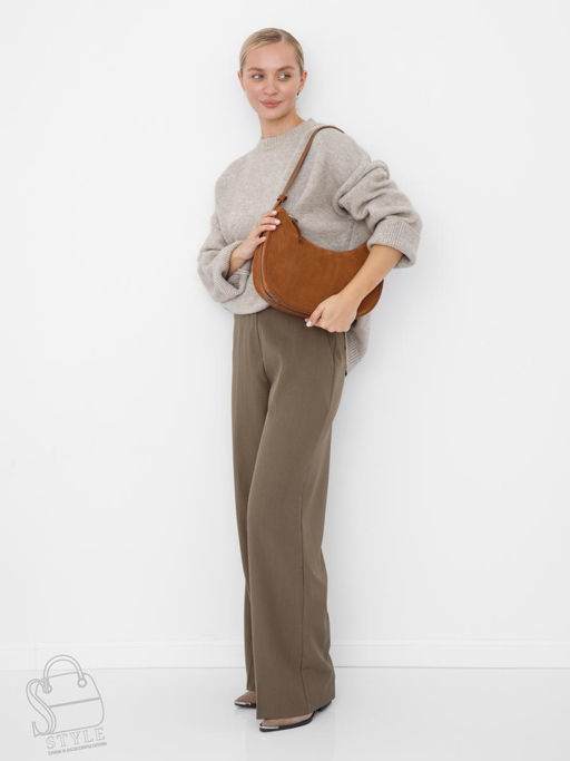 Сумка женская кожаная 8533VGF brown Vitelli Grassi