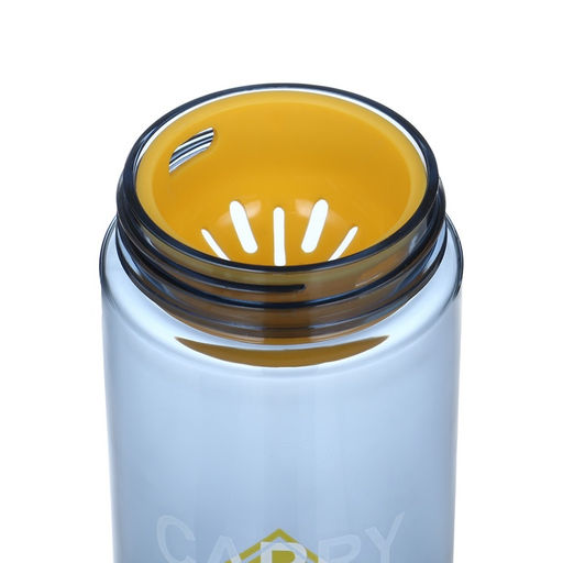 Бутылка для воды, 550 мл, 22.5×6.7 см, с ситом, синяя