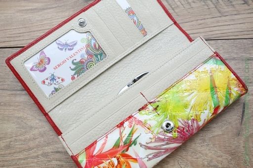 Женский кожаный кошелек Sergio Valentini СВ 8003-035 фото 2