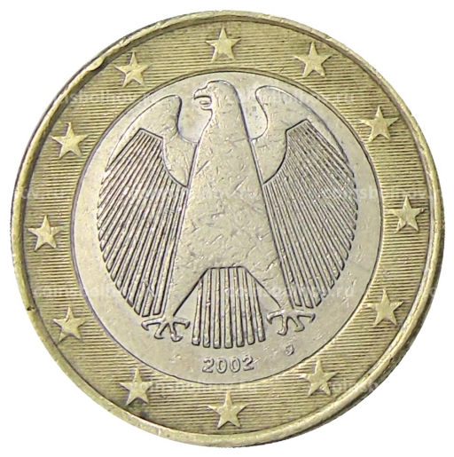 1 евро 2002 года D Германия