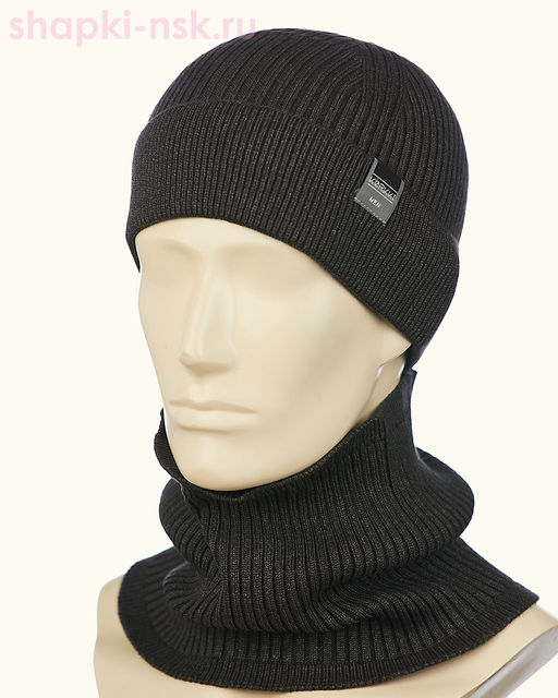 17224 1S Стамнес Комплект мужской (шапка+снуд) (58-60)