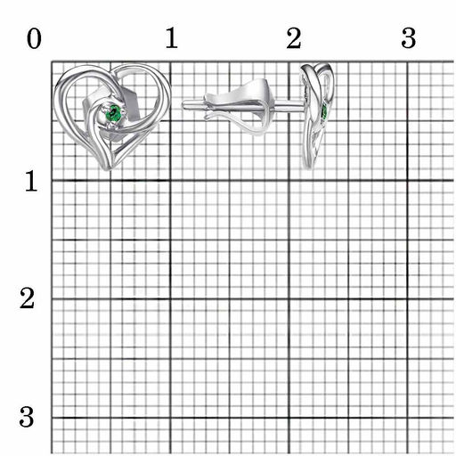 СЕРЬГИ 33814804Пл7 - Красная пресня фото 2