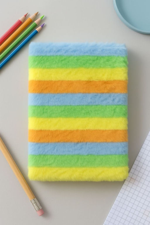 Блокнот плюшевый "Fireworks", 21х14,5 см, плотность 80 гр.