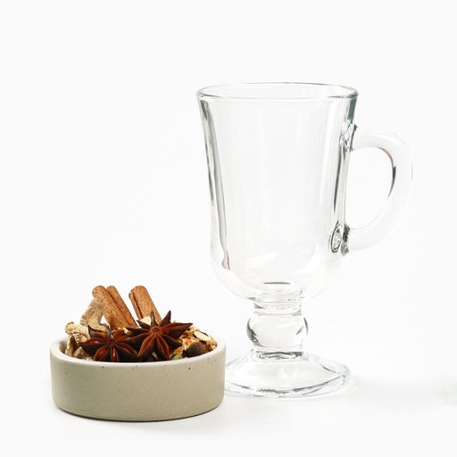 Подарочный набор новогодний Новый год подарит счастье, специи для глинтвейна, бокал, крем мед