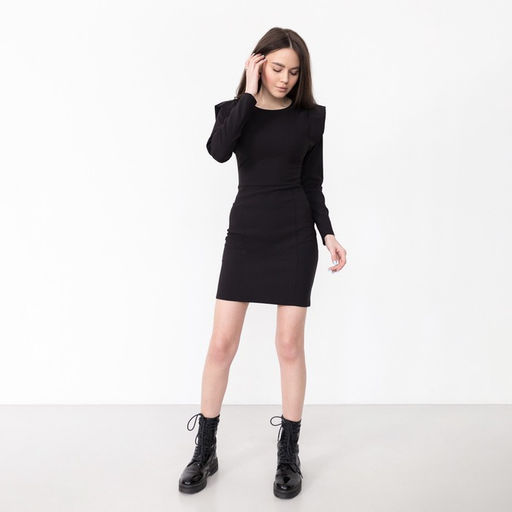 Платье женское короткое MIST: Dresses, чёрное, размер 46