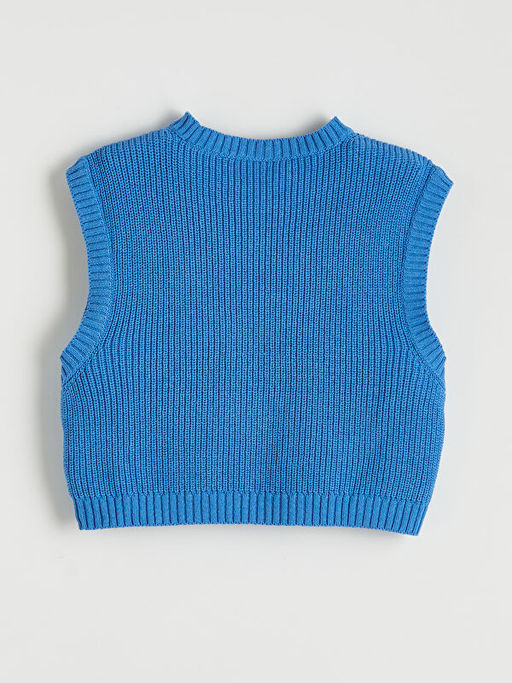 Bisiklet Yaka K?z ?ocuk Elbise ve S?veter