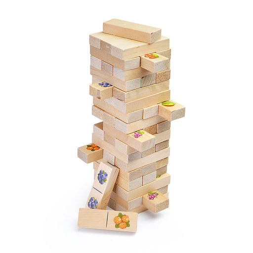 Башня+Домино 2 в 1 "Ягодный микс"