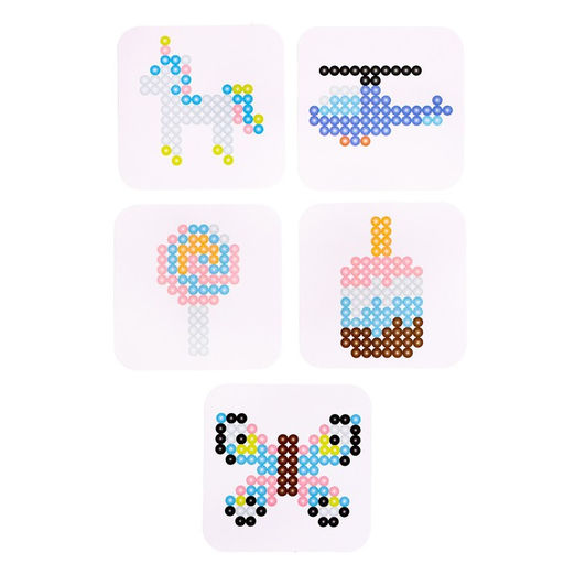 Аквамозаика Большой набор, 20 трафаретов, 6 основ, 1500 шариков - Школа талантов фото 6