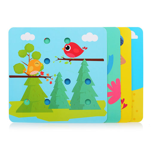 Куб развивающий Заполни картинку - Щепочка фото 7