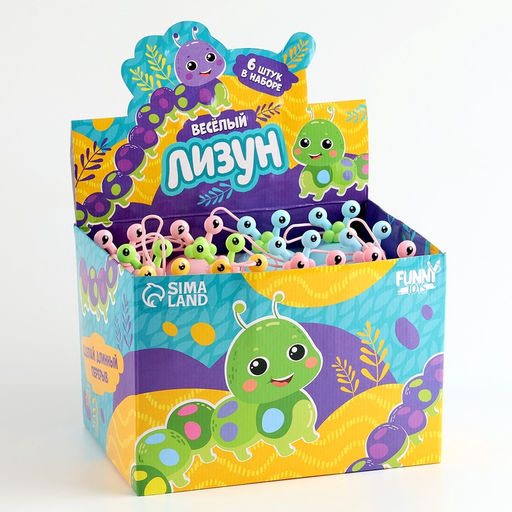 Цена за 12 шт. Лизун - слайм Глазастик, МИКС - Funny toys фото 4