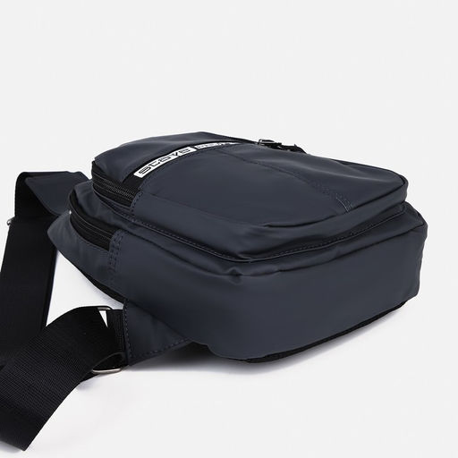 Сумка слинг мужская из текстиля, отверстие для наушников, цвет серый - Simaland фото 7