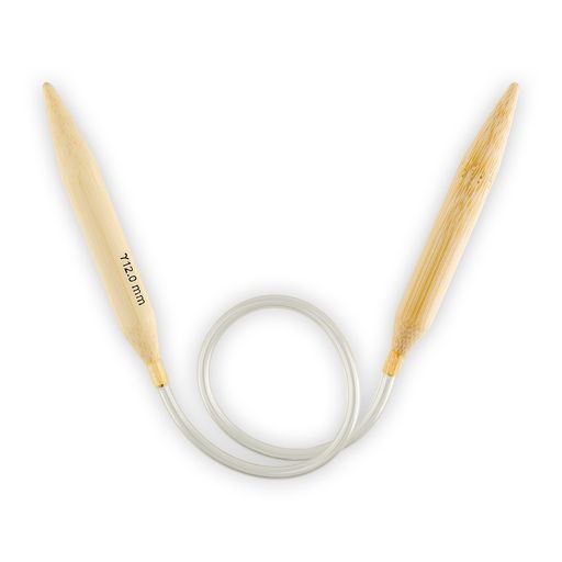 Спицы GAMMA круговые BC-S45 бамбук d 12.0 мм 45 см 1 шт  фото 3