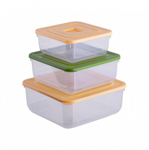 Набор контейнеров для СВЧ 0,85л 3шт Practic/mix арт. 88503 ВЫВОД
