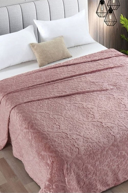 Плед из жаккардового велсофта VV Viola Home collection  фото 2