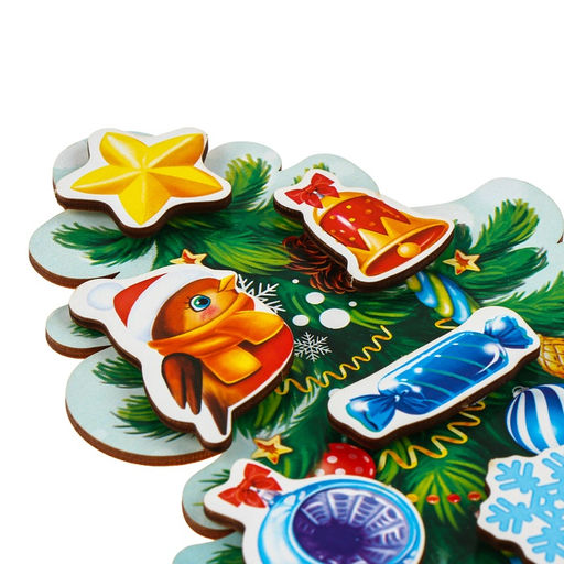 Головоломка. Липучки Наряди ёлочку - Лесная мастерская фото 10