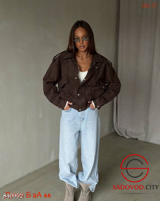 Замшевая женская куртка - Bruno фото 2