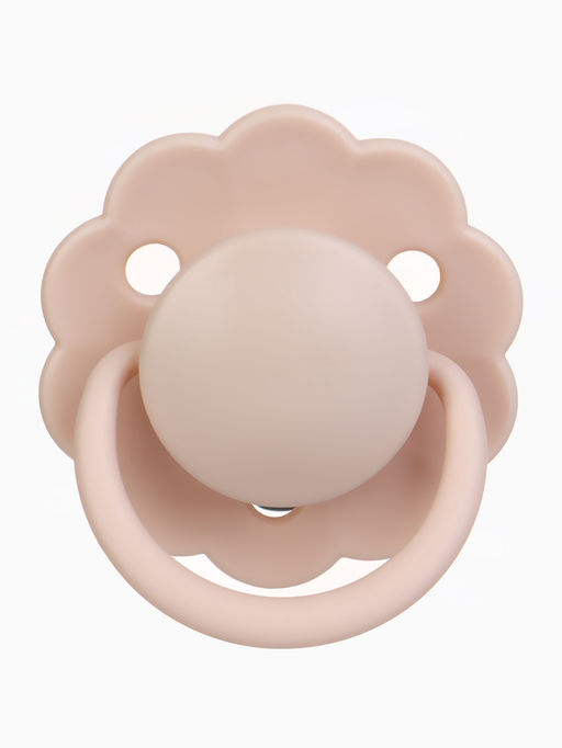 Соски-пустышки, от 6 мес., латекс, классические, в контейнере, набор из 2 шт., нюд/персиковый, M&B