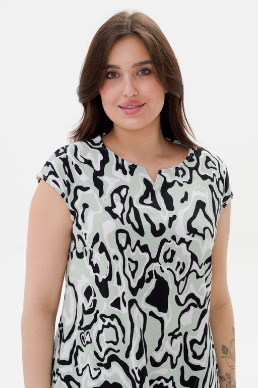 Платье женское из кулирки Стильное палитра мята макси - Амадэль фото 9