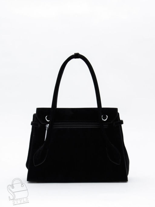 Сумка женская кожаная 2424YF black Polina&Eiterou