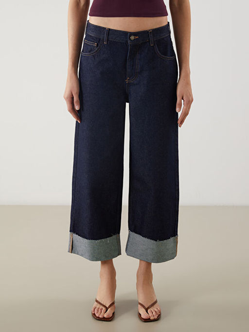 Baggy Fit Kad?n Jean Pantolon