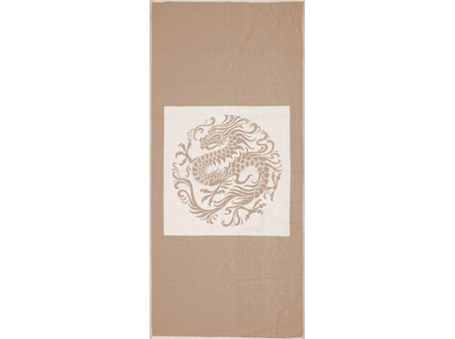 6с102.511ж2 Красный дракон (лен3) Полотенце махровое 67х150см