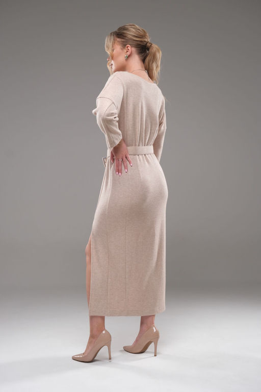 Платье Galean Style 948 бежевый фото 6