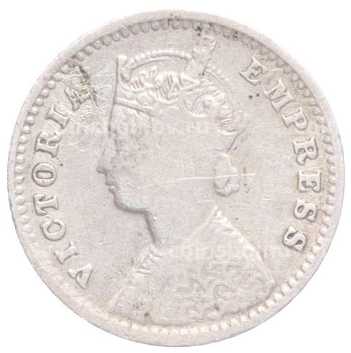 Монета 2 анны 1900 года B Британская Индия