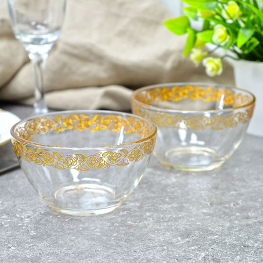 Набор салатников малых 2 шт, d - 110 мм, Золотая вязь, арт. 1324-2/94