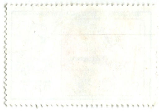 Марка Тигровый лесной певун 1986 год Куба