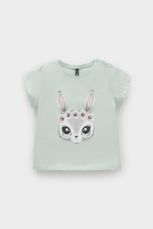 Crockid _ КР 302702/пастельно-зеленый к543 фуфайка (футболка) д/дев яс  фото 2