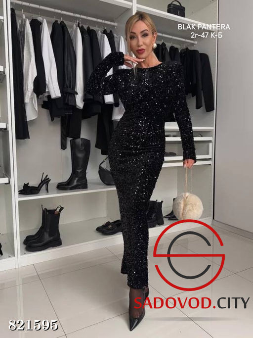 Платье женское с пайетками - Bruno фото 2