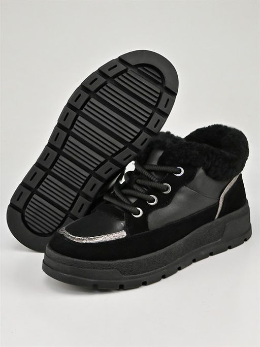 Кеды женские зимние теплые/ Ботинки зимние A120-4M - Piniolo фото 4