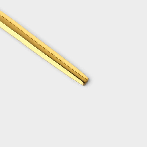 Набор чайных ложек Magistro Блинк, длина 14.5 см, 6 шт., нержавеющая сталь, золотистый фото 3