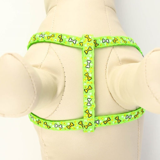 Комплект Звёздные косточки, поводок 120 х 1 см, ОГ 23-35 см, зелёный - Пижон фото 5