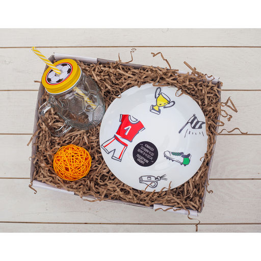 Кружка Доляна Мяч, 500 мл, с крышкой и трубочкой, стекло, МИКС фото 9