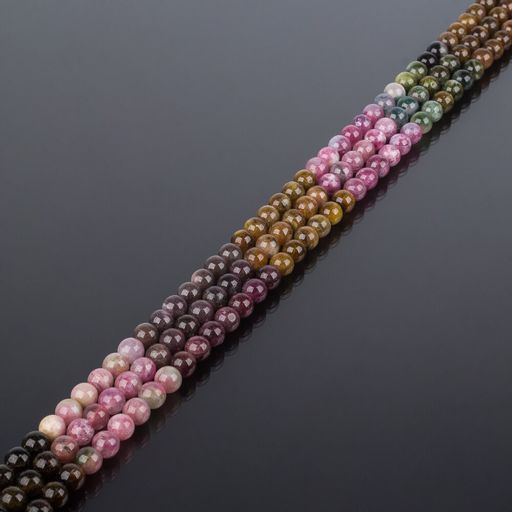 Бусины для рукоделия из Турмалина микс (Бразилия)